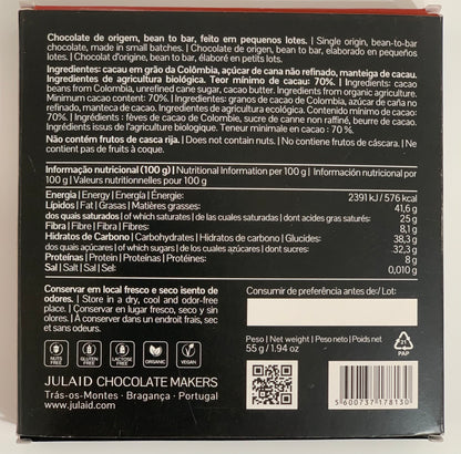 CHOCOLATE COLOMBIA 70% - NOVO