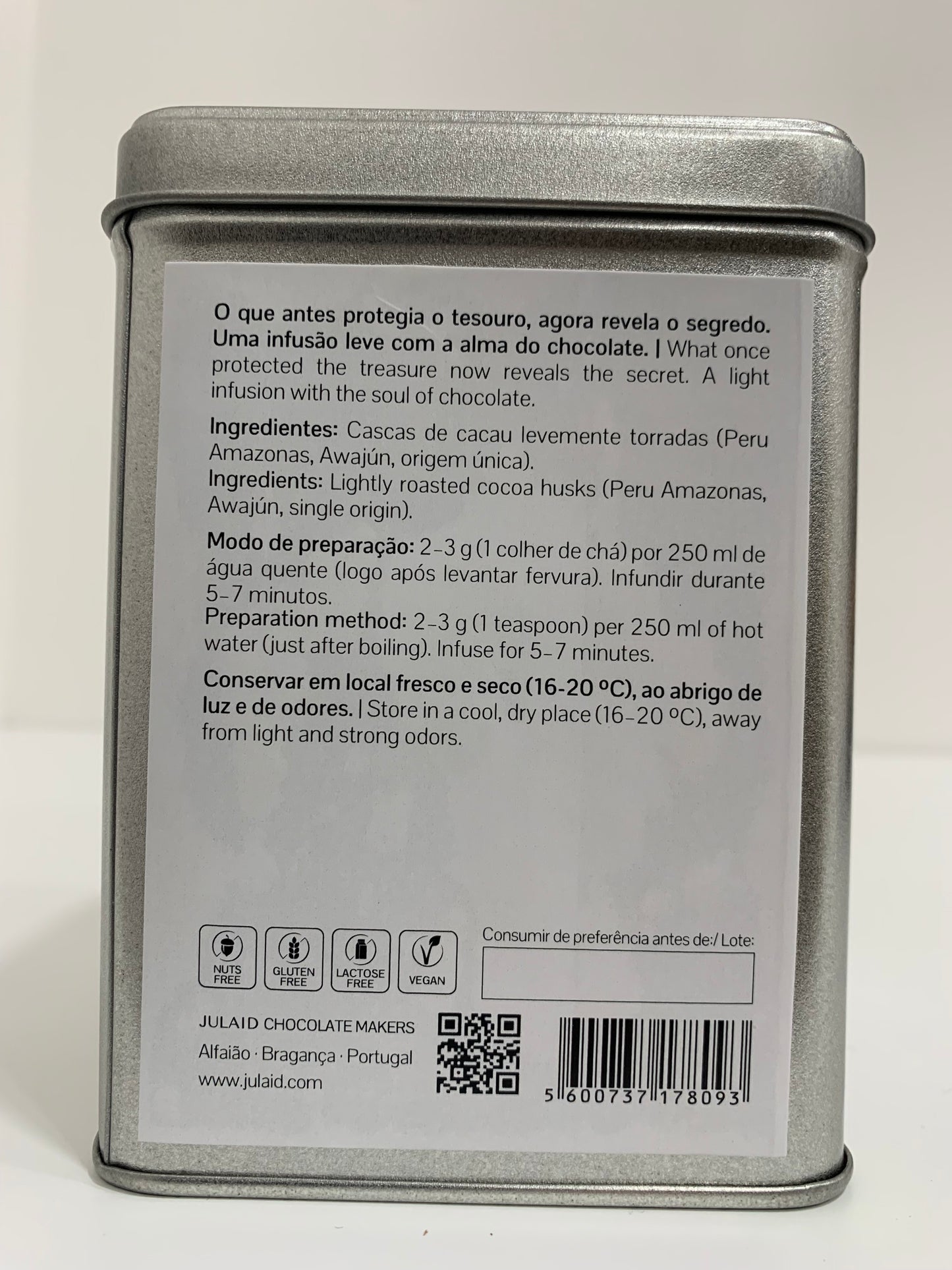 Pétalas de Cacau – Infusão de Cacau JULAID